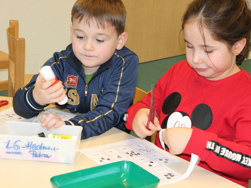 Kinder in der Lerngruppe der Frühförderung Schaumburg